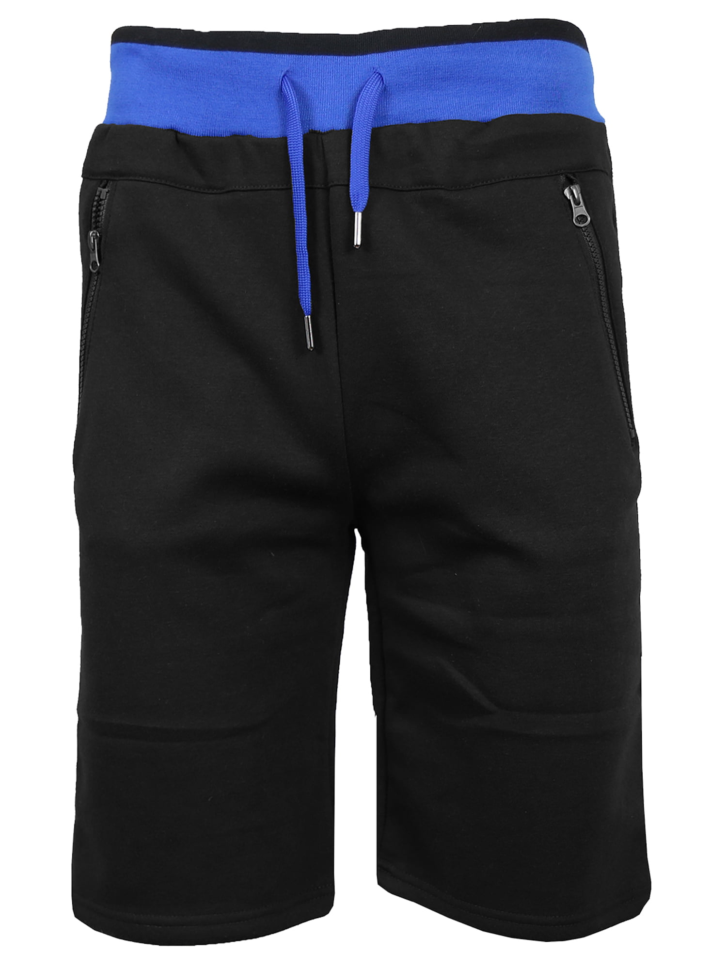 GBH Men's Fleece Jogger Shorts with Zipper Pockets (S-2XL) - Walmart.com