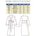 thumbnail image 2 of MONARCH - Plush Lined Microfiber Bath Robe for Women or Men - Super Soft, Durable Luxury Spa, Resort & Hotel Bathrobe, Generously Sized (Unisex), 2 of 6