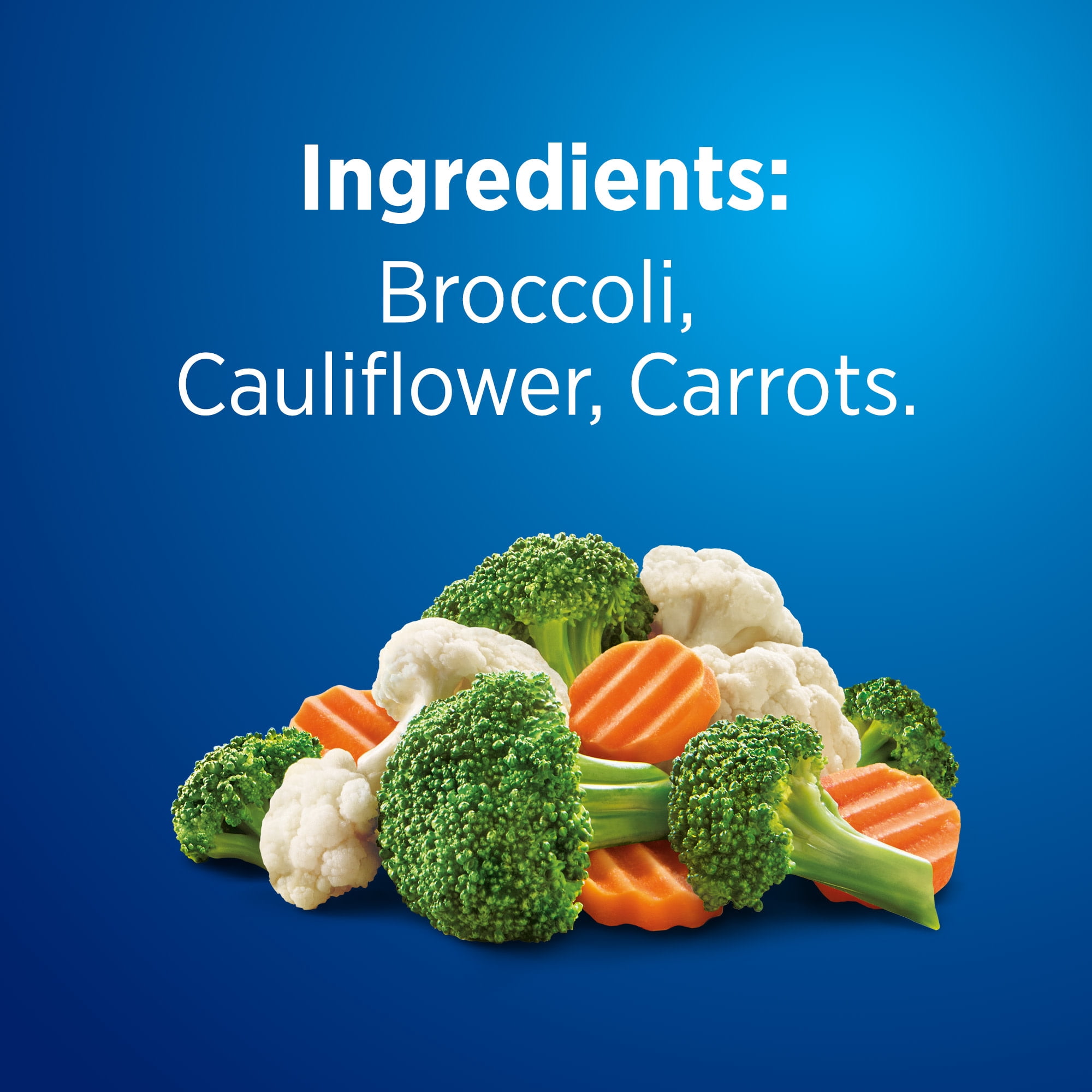 Birds Eye Steamfresh Carrots, Broccoli and Cauliflower, Frozen Vegetables, 10.8 oz. Bag