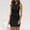 Black, variant on Spring Dresses for Women Casual Sleeveless Bodycon Tank Dress Solid Color Round Neck Tight-fitting Mini Dress