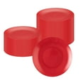 thumbnail image 2 of Moderna Round Red Plastic Plate - 10 1/4" x 10 1/4" x 3/4" - 40 count box, 2 of 11