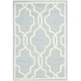 thumbnail image 3 of SAFAVIEH Cambridge Kyle Geometric Wool Area Rug, Light Blue/Ivory, 2' x 3', 3 of 8