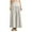 White, variant on Ohufall Women's Flowy Maxi Skirts Summer Solid Casual Elastic High Waist Skirt Fashionable Casual Pleated Long Skirts for Women