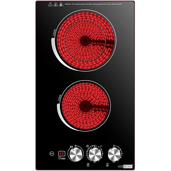 2 Burner Electric Cooktops