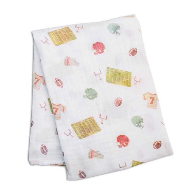 Lulujo - Baby Muslin Cotton Swaddle Blanket, Nursing/Stroller Cover