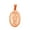 Pink, variant on 14k Rose Pink Gold Small Miraculous Virgin Mary Medal Charm Pendant