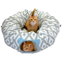 Kitty City Large Cat Tunnel Bed, Cat Bed, Pop Up Bed