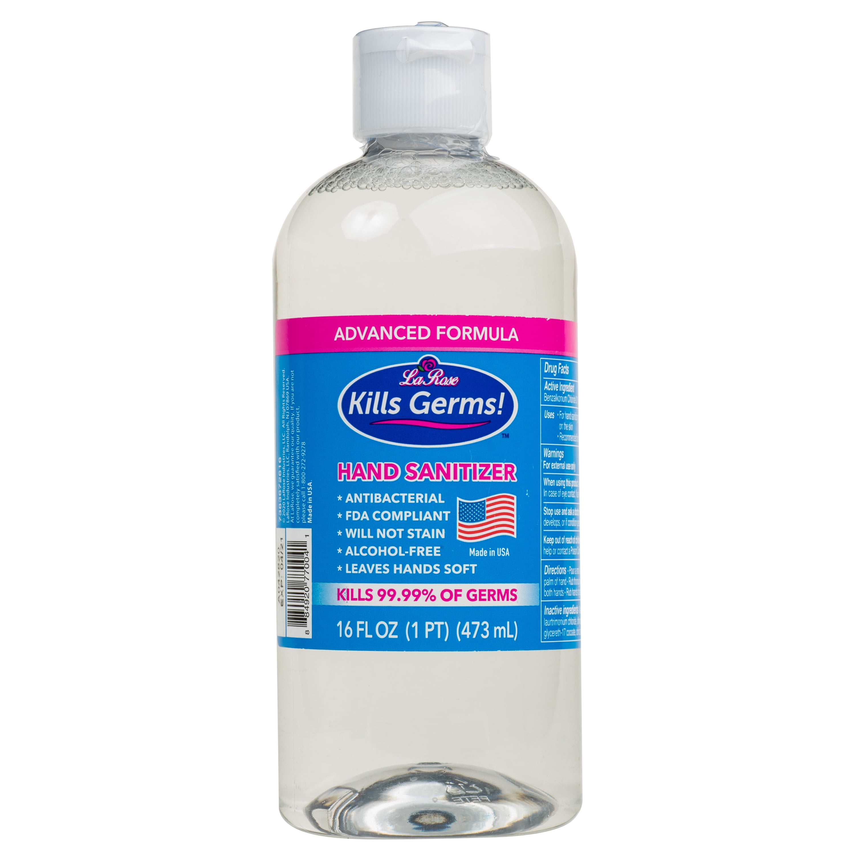 LaRose 16oz Advanced Formula Liquid Hand Sanitizer