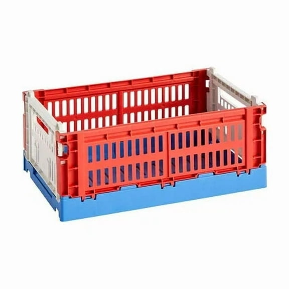 Recycled Mixed Colour Crate - Small, Red