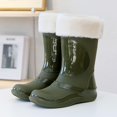 thumbnail image 4 of AUXDIQ Wellington Boots Women Mid-calf Wellies Waterproof Rain Boots Outdoor Garden Shoes, 4 of 6