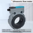 thumbnail image 3 of Ultrasonic Flow Meter Clamp-On Flow Transducer Digital Non-Invasive Water Flow Meter Portable Handheld Liquid Flow Meter ,Energy-Saving, 3 of 5