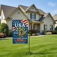 thumbnail image 4 of America 250th Birthday Garden Flag 12x18, 250 Years USA Celebrates Patriotic Yard Decor for 4th of July Veterans Day, 4 of 6