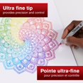thumbnail image 4 of Sharpie Colour Burst Permanent Markers, Ultra Fine Point, Assorted Colours, 4 of 9