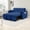 Blue, variant on Vinform 54" 3 in 1 Convertible Sleeper Sofa Bed, Pull Out Loveseat Couch with Storage Pocket, Black