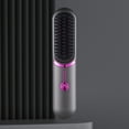 thumbnail image 4 of Mini cepillo alisador de pelo portátil con carga USB para mujer, cepillo alisador de pelo negativo, antiescaldado y apagado automático., 4 of 9