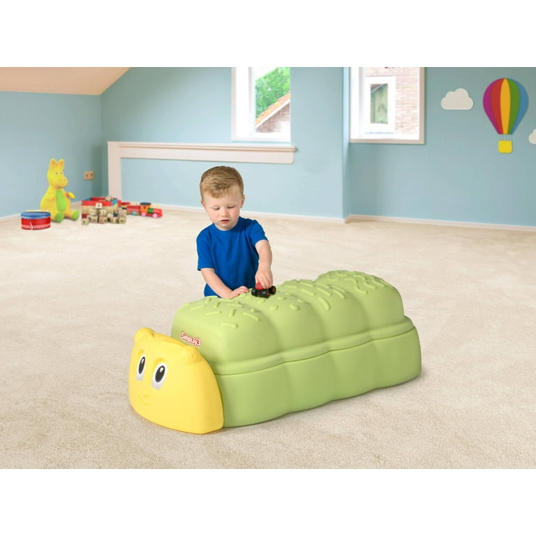 Simplay3, Toy Storage Box Sandbox, Caterpillar Design, Dual