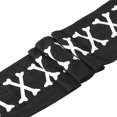 thumbnail image 5 of Xijirk Lace Up Print Thigh High Stockings Crisscross Pattern Gothic Over Knee Socks Halloween Cosplay Hosiery White,One Size, 5 of 7