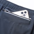 thumbnail image 5 of Two Men Sports Shorts With Liner 2-in-1 With Pockets Quick Dry Running Cycle Fitness Shorts, 5 of 7