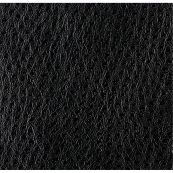 Designer Fabrics G206 54 in. Wide Black, Smooth Emu Upholstery Faux Leather