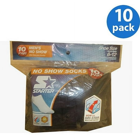 Men's No Show Socks, 10-Pack