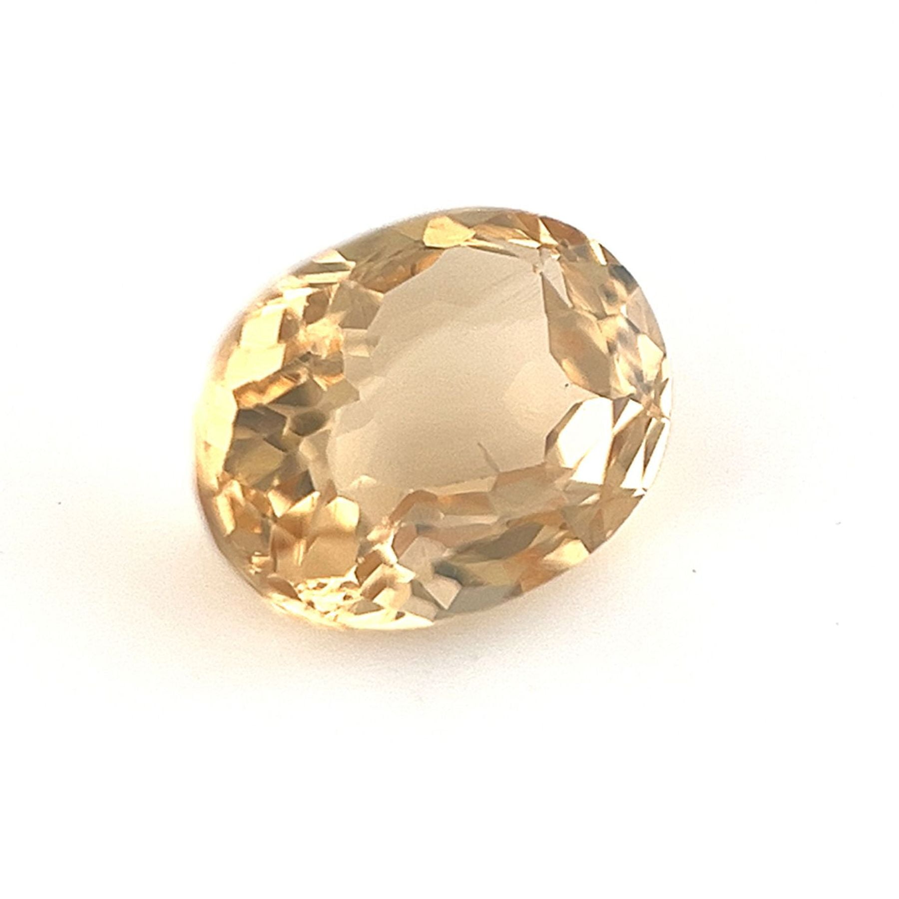 Certified Real 1.5 Carat Yellow Beryl Oval Shape Mixed Cut 8x6 mm Loose Gemstone