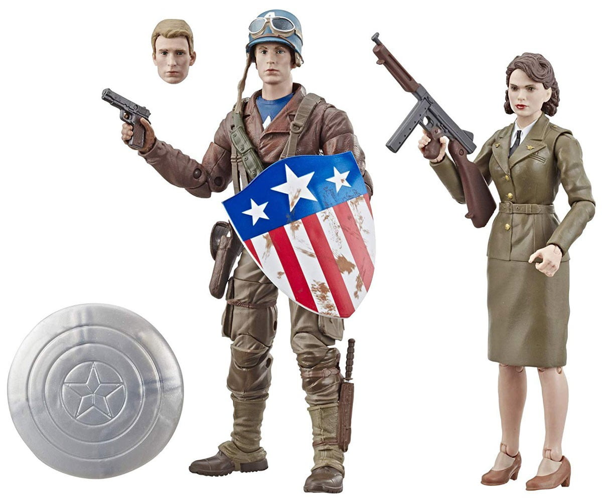 Marvel Legends Series Captain America and Peggy Carter