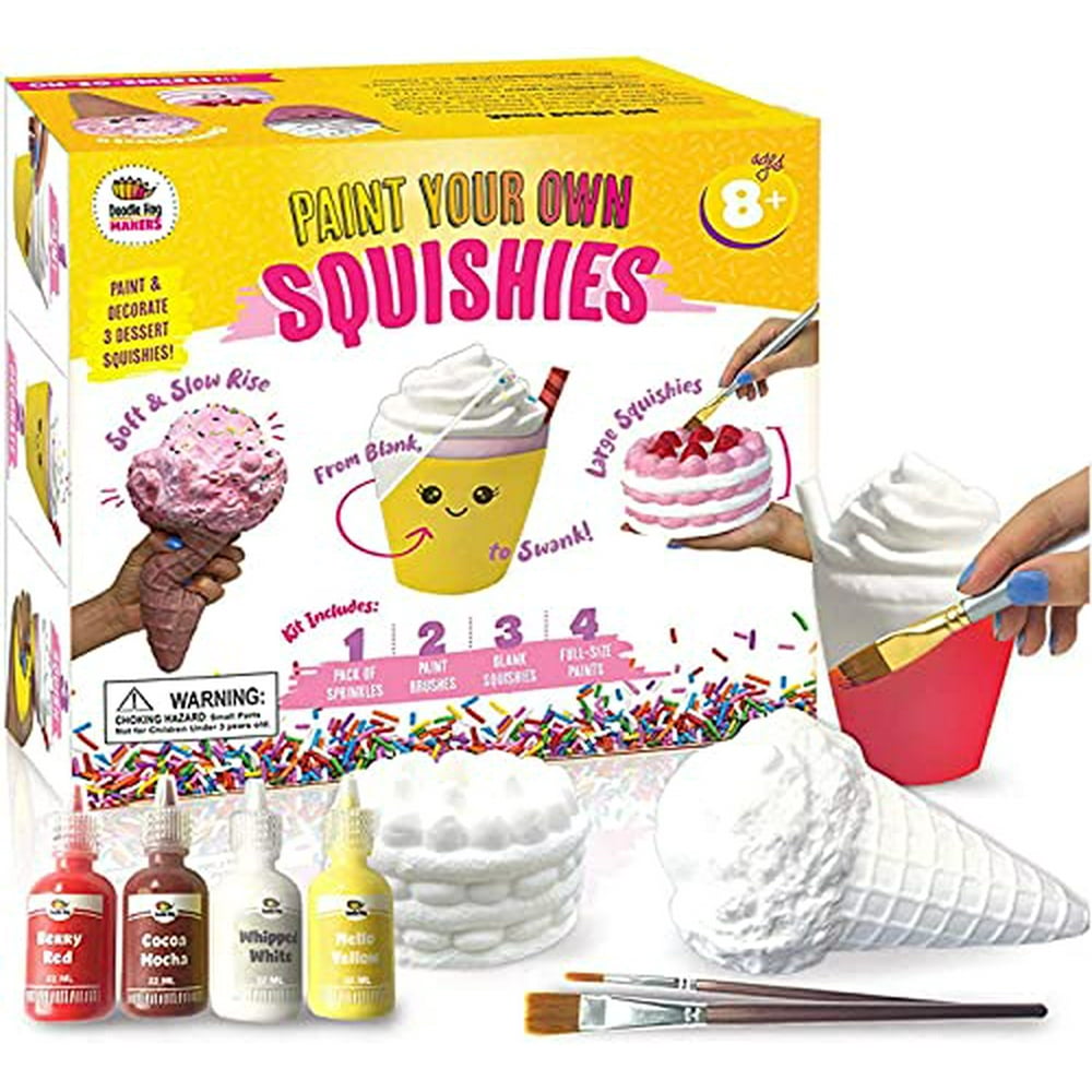 DIY Dessert Squishies Paint Your Own Slow Rise Squishies Paint Kit