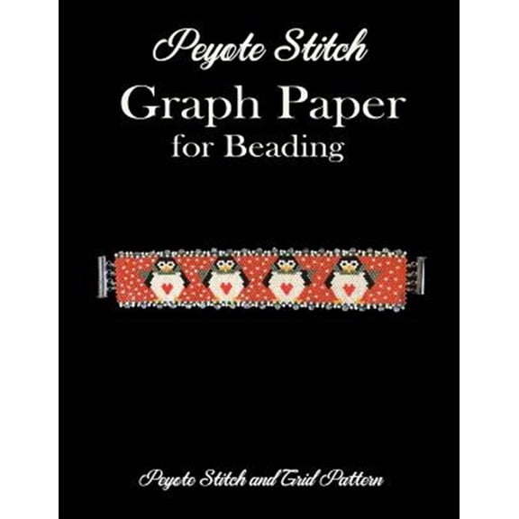 Pre-Owned Peyote Stitch Graph Paper for Beading - Peyote Stitch and Grid Pattern: 8.5 x 11 Beading Grid Paper for Beading Patterns/Seed Beading/Delica Beading G