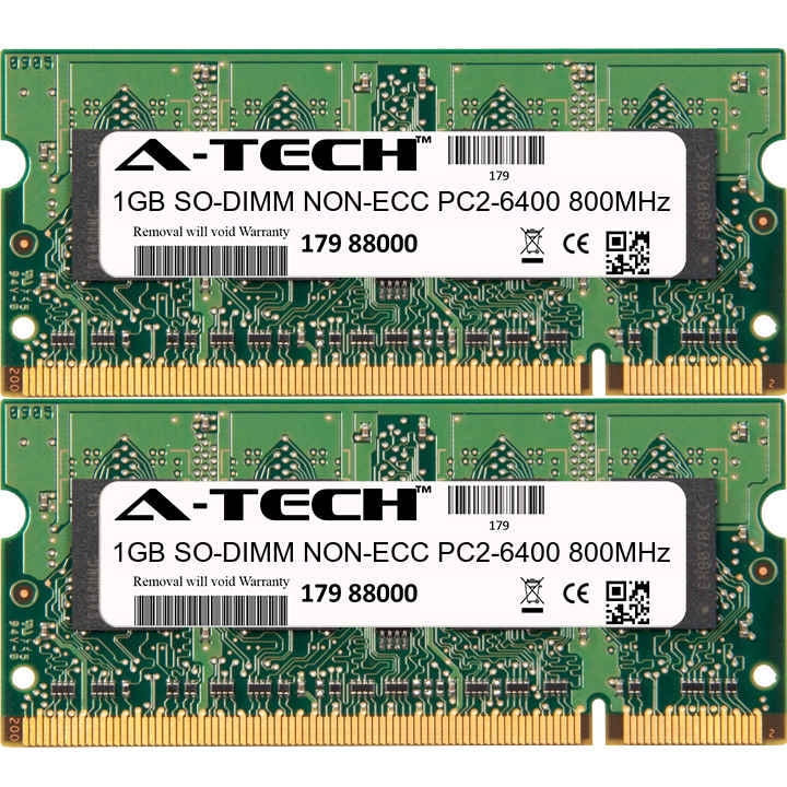 200-pin SO-DIMM Memory DDR2 1 x 1 GB, Green Nilox 1 GB PC2 Portable 6400 200-pin SO-DIMM Memory DDR2 1 x 1 GB, Green Nilox 1 GB PC2 Portable 6400