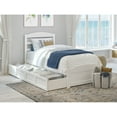 thumbnail image 4 of AFI Warren Platform Bed with Footboard and 2 Storage Drawers White N/A Twin, 4 of 5