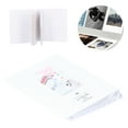 thumbnail image 4 of 64 Pockets Photo Case, 16 Pages Delicate Buckle Tight Inner Line Retain Memory Insert Type Photo Book  For   Mini 9 3in Photos Orange,Grapefruit Yellow,Light Purple,Pearl White, 4 of 8