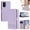 Purple, variant on Tianyeda for OnePlus Nord N200 5G Case with 3 Cards Holder and Strap Crossbody Lanyard, Stand, Cute Lightweight Wallet Phone Case Black