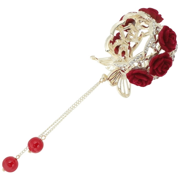 ULTNICE Ponytail Cuffs for Women's Hair Hair Claw Clip Resin Multi Color 1Pcs