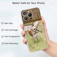 thumbnail image 2 of violin Fox Case for iPhone 14 Pro,Aesthetic Art Design Pattern Soft Full TPU Bumper Cover, 2 of 5