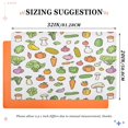 thumbnail image 6 of Yayeee Doormat for Inside 20"x32" Absorbent Low-Profile Washable Non-Slip Rubber Backed Entryway Rug, Green Vegetables Pattern, 6 of 8