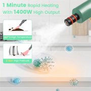 RUIE Handheld Steam Cleaner,1400W Portable Steamer with 14-Piece Accessory Kit and Safety Lock,257°F Steam,16.5 ft Cord,Multi-Surface Steam Cleaner for Home Kitchen Bathroom