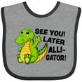 thumbnail image 3 of Inktastic See You Later Alligator Boys or Girls Baby Bib, 3 of 4