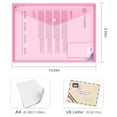 Big sale! Feokm Plastic Envelopes 10 Pack A4 Letter Size Plastic File