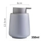 thumbnail image 2 of Dispensador de loción manual para baño de 340 ml, dispensador de jabón espumoso gris, dispensador de líquido de cerámica para platos de cocina, dispensador de lavado de manos, 2 of 5