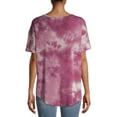 thumbnail image 2 of Time and Tru Women's Short Sleeve V-Neck Tunic T-Shirt, 2 of 6