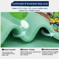 thumbnail image 2 of Toddler Socks 12 Pairs Non Slip Skid Socks Kids Boys Grips Cotton Crew Socks 1-7T, 2 of 5