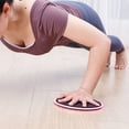 thumbnail image 2 of 2Pcs Core Sliders Dual Sided Balance Training Abdominal Exercise Equipment Working Out Exercise Gliding Discs for Gym, 2 of 7
