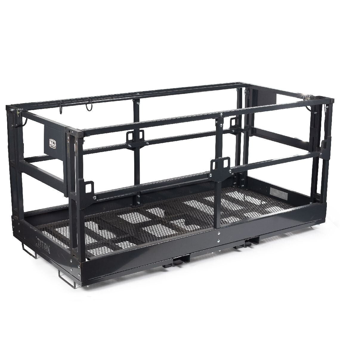 Titan Attachments 4' x 8' Mesh Telehandler Work Platform, Man Safety