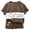 Sleepwear106-Coffee, variant on UAYOTSE Kids & Toddler Boys Pajamas 2 Piece Pjs Set Cotton Sleepwear short Sleeve Summer Set for 0 6 12 18 24 M,Sizes 12-18 Months