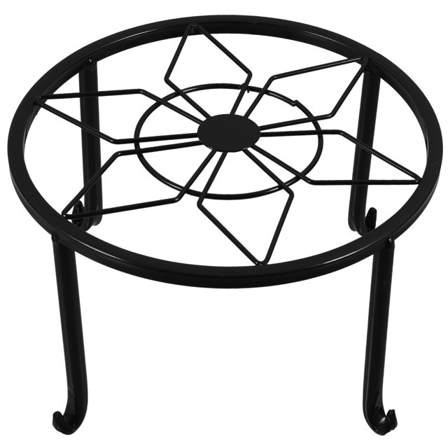 KAKOWELY 1 soporte de hierro simple para macetas, soporte para macetas de jardinería, soporte para macetas de balcón