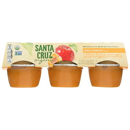 UPC 036192122114 product image for Santa Cruz Organic Fruit Sauce, 4 Oz. Organic Apple Apricot Sauce, 6 Each | upcitemdb.com