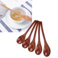 thumbnail image 4 of 5Pcs Wooden Spoons Honey Wooden Soup Spoons Behangroller Teaspoon With Long Handle For Eating Mixing Stirring Cooking, 4 of 8