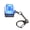 Black with light, variant on Yammee 1PC Portable Keyboard Switches Tester Testing Tool LED Light Keyboard Switches Keychain Toy for 1-Key