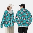 thumbnail image 4 of Daiia Cartoon Dog And Cat UPF 50+ Sun Protection Hoodie Jacket Lightweight Long Sleeve Sun Shirt for Women Men with Pocket Hiking Outdoor-X-Large, 4 of 7