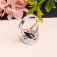 thumbnail image 4 of Black Onyx Gemstone 925 Sterling Silver Ring, Adjustable Ring, Silver Jewelry Ring, Black Ring, Pear Ring, Dainty Ring, Handmade Ring, Gemstone Ring,, 4 of 4